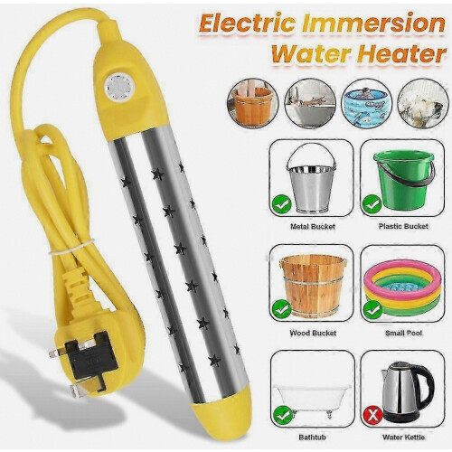 Chauffe-eau électrique à immersion 2500 W, portable, suspendu, chauffe-eau rapide - Cadeau surprise 2