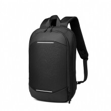 Sac à dos professionnel fin, extensible et imperméable pour homme avec port de chargement USB - Cadeau surprise
