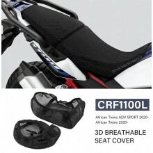 Funda de asiento de malla 3D compatible con CRF1100L Africa Twin CRF1100 CRF 1000 L CRF1100L ADVENTURE SPORT 2020 - Cojines de asiento impermeables_R