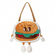 Niedliche Hamburger-Handtasche – Großes Fassungsvermögen, ideal für den Alltag – Überraschungsgeschenk