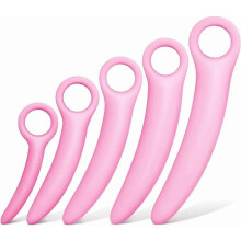 Silikon-Beckenboden-Muskeldilator-Set (Größe: Rosarot) – Überraschungsgeschenk