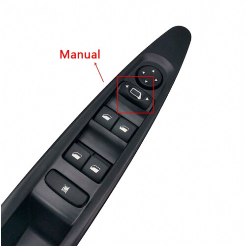 Front Left Drive Side Electric Window Regulator Switch Push Button, Compatible Citroen C4 04-10_Surprise Gift 2