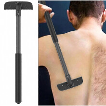 Rückenrasierer zur Haarentfernung am Rücken, Rückentrimmer mit langem Griff (29 cm) – Überraschungsgeschenk