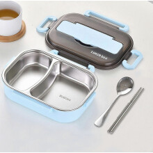 Boîte à bento isotherme, ensemble de vaisselle, boîte à lunch portable, boîte à lunch pour étudiant - Cadeau surprise