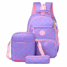 Schulrucksack, modisch, kompatibel mit Teenagern, Mädchen, Kinderrucksäcken, 3er-Set, Überraschungsgeschenk