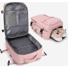 Zaino da viaggio grande da donna, zaino da cabina, zaino da trekking impermeabile, zaino sportivo da esterno, zaino casual da giorno, borsa per la sc