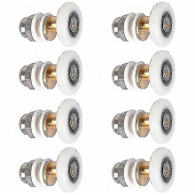 Rueda giratoria para puerta Er Door R compatible con ruedas giratorias para puertas Er Door R compatibles con la puerta R 8 piezas 25 mm(a) PXCL_Surp