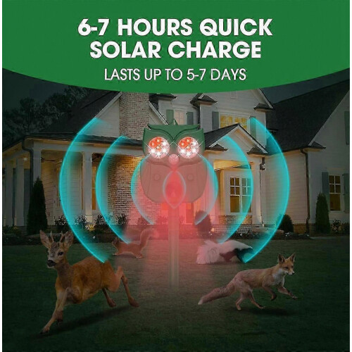 Υπερηχητικός απωθητήρας ζώων, φλας LED με ανίχνευ 2