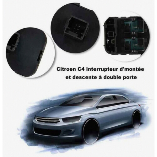 Front Left Drive Electric Window Switch Button Citroen C4 Car Switch Button - OE: 6554.HE_Surprise Gift 2