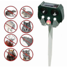 Repelente solar de animales, impermeable, ultrasónico, para exteriores - Regalo sorpresa