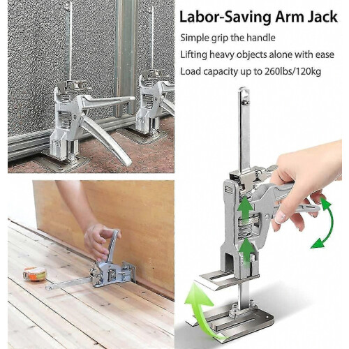 Pcs Labor Saving Arm Tool Jack,height Adjustment Lifting Device,suitable Compatible Installing Cabinets - q36/YY_Surprise Gift 2