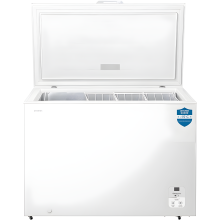 Teknix CH297 - White 300L Chest Freezer - Garage Safe - Digital Temperature Control - E Energy Rating