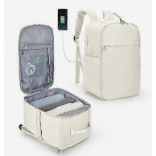 Zaino da cabina Ryanair 40x20x25 | Zaino da viaggio EasyJet 45x36x20, compatibile con donne e uomini | Borsa da cabina approvata dalla compagnia aere