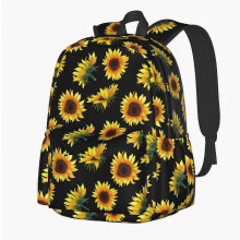 Zaino con 25-26 motivi di girasoli, zaino di grande capacità, zaino per laptop, zaino resistente all'acqua compatibile con uomo e donna_Regalo a sorp