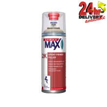 Spraymax 2K Epoxy Primer Filler 400ml Aerosol Beige Universal For All Surfaces