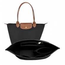 Binnentas compatibel met Longchamp handtasvoering, vilten make-uptas, reistas, draagbare inzetstuk, tasorganizer_verrassingscadeau