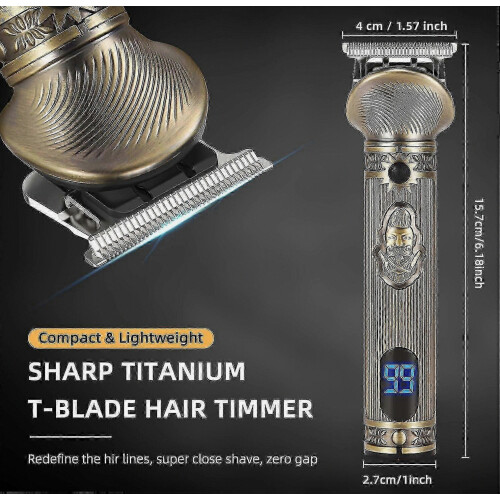 Beard Trimmer Compatible Men, Electric Razor Shavers Compatible Men w/Case_Surprise Gift 1