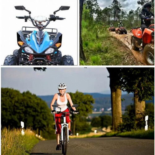 1 ζευγάρι καθρέφτης οπισθοπορείας ποδηλάτου, ηλεκ 2