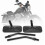 Motorcycle Mirrors 1 Pair of Rectangular Motorcycle Side Mirrors, Black Square Motorcycle Mirrors_Surprise Gift 2