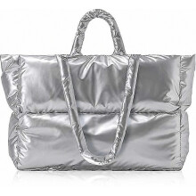 Große, gesteppte Damen-Tragetasche, Schultertasche, Handtasche, weich gepolsterte Hobo-Tasche – Überraschungsgeschenk