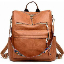 Sac à dos tendance pour femme, sac à main et sac bandoulière multifonctionnel en cuir PU, taille unique - Cadeau surprise