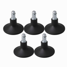 deslizadores de pie negros fijos - Altura de 6 cm, compatibles con sillas de oficina_Regalo sorpresa