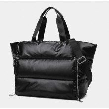 Bebetter Winter Pluche Gewatteerde Dameshandtas Grote Gewatteerde Shopper Tas Dames Tassen Dames Nylon Schoudertas Casual Tas_Verrassingscadeau