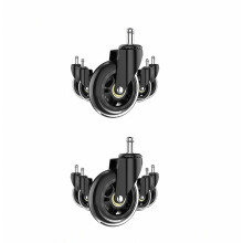 10 ruedas para silla de oficina, compatibles con sillas de escritorio de 3 pulgadas, suaves y silenciosas, compatibles con sillas de trabajo y videoj