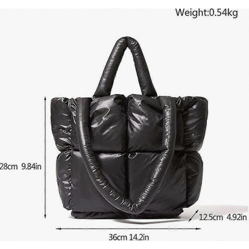 Μεγάλη τσάντα Puffer Tote, Μοντέρνες πολυτελείς, 2