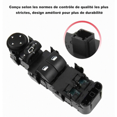 Front Left Drive Electric Window Switch Button Citroen C4 Car Switch Button - OE: 6554.HE_Surprise Gift 1