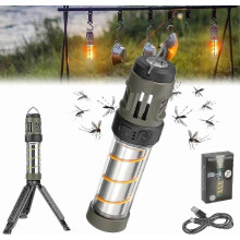 Lámpara portátil pequeña para matar mosquitos, moscas e insectos (repelente de insectos para exteriores) - Regalo sorpresa