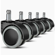 Pack Office Chair Wheels - 11mm / 22mm Compatiblement Hard Floor Wheels compatible with Gaming Chairs, Swivel Chairs, Pr_Surprise Gift