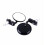 Pair of Compatiblehandlebar end mirrors Compatible motorcycle, black_Surprise Gift 1
