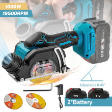 Scie circulaire sans fil, moteur brushless, 78 mm, pour batterie Makita 18V, coupe bois et carrelage