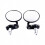 Pair of Compatiblehandlebar end mirrors Compatible motorcycle, black_Surprise Gift 2