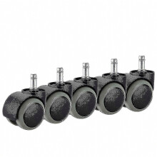 Ruedas compatibles con sillas de oficina IKEA, paquete de 5, 10 mm x 22 mm, ruedas giratorias resistentes JR2025032601188_Regalo sorpresa