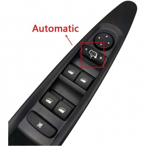 Citroen C4 front left window regulator, electric switch, 04-10, black. Window regulator label._Surprise Gift 2