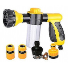 Foam Sprayer Gun, Pressure Nozzle Compatible Car Wash, Watering Plants, Pet Shower, Outdoor Fun - 8 Watering Patterns And Soap Dispenser_Surprise Gif