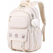 Sac à dos scolaire pour filles - Léger et imperméable, avec poche antivol. Convient aux enfants du primaire et du collège. Cadeau surprise.