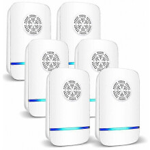 Pack Ultrasonic Pest Repeller, Electronic Pest Repellent Plug In Indoor Pest Control Compatible Insect, Roach, Mice, Spider, Ant, Bug, Mosquito Repel