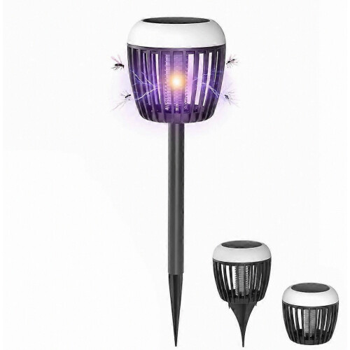 Ηλιακός λαμπτήρας Solar Bug Zapper 3 σε 1, ανθεκτ