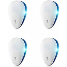 Flea Plug in, Ultrasonic Pest Repeller, Indoor Electronic Repellent Plug In Pest Control(White-4pcs) szrh876_Surprise Gift