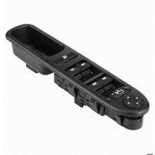 Accessori per interni, interruttore di controllo alzacristalli elettrico anteriore sinistro, regolatore alzacristalli compatibile Peugeot 20_Regalo a