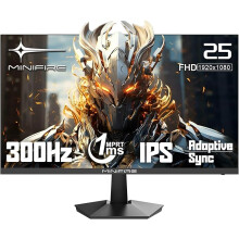 Minifire 25 Inch 300Hz Gaming Monitor, FHD 1080p Fast IPS HDMI 2.0 & DP1.4