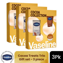 (Pack of 3) VASELINE Cocoa Treats Trio Gift set 3 piece, Choose Your Pack Size 1,2,3 or 4