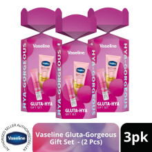 (Pack of 3) VASELINE Gluta-Hya Gorgeous Gift set 2 pc, Choose Your Pack Size 1,2,3 or 4
