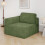 Corduroy Modular Sofa | Cloud-style Sectional Sofa Left Seat Fluffy Memory Foam Cushions 8