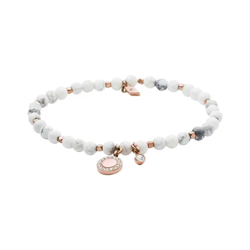 Fossil Βραχιόλι Fossil in howlite - FO.JA6934791