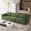 Corduroy Modular Sofa | Cloud-style Sectional 3 Seater Sofa Set Fluffy Memory Foam Cushions 8