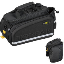 Topeak MTX Trunk Bag DXP Bicycle Trunk Bag with Rigid Molded Panels 36x25x21.5-29cm 1380ci Black